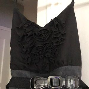 Business Dress w/ Flowy Top